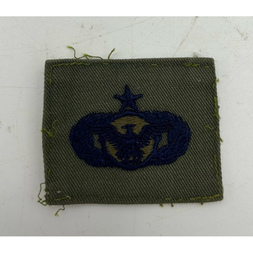 US Air Force Security Police Qualification Collar Patch D7\